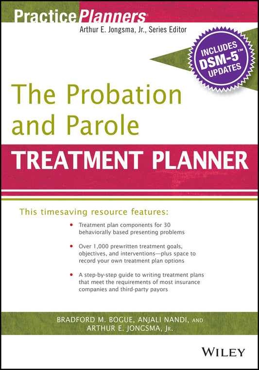 The Probation and Parole Treatment Planner, with DSM 5 Updates (Paperback / softback) 9781119073291