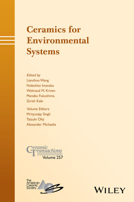 Ceramics for Environmental Systems (Hardback) 9781119234449