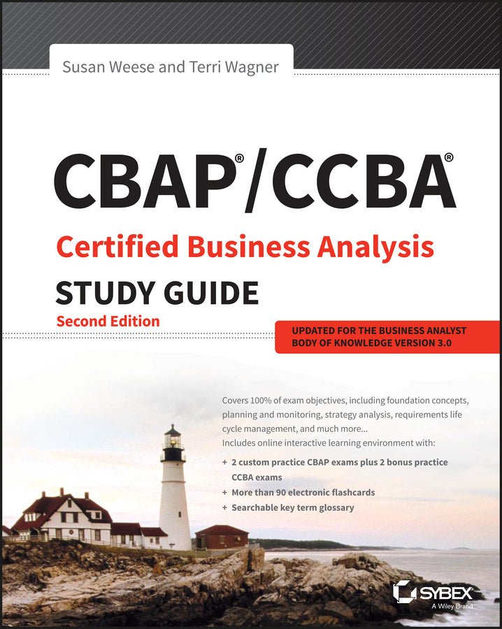 CBAP / CCBA Certified Business Analysis Study Guide (Paperback / softback) 9781119248835