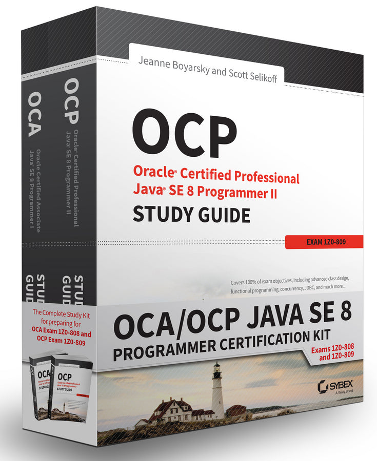 OCA / OCP Java SE 8 Programmer Certification Kit; Exam 1Z0-808 and Exam 1Z0-809 (Paperback / softback) 9781119272090