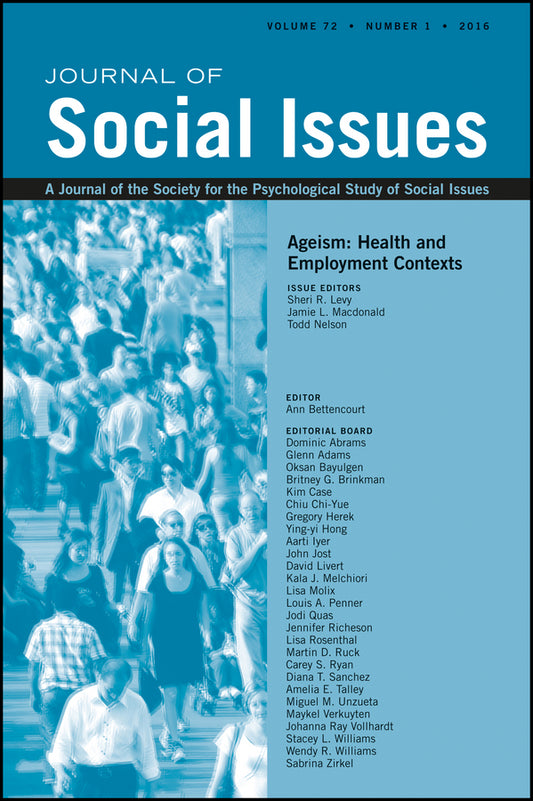 Ageism; Health and Employment Contexts (Paperback / softback) 9781119280996
