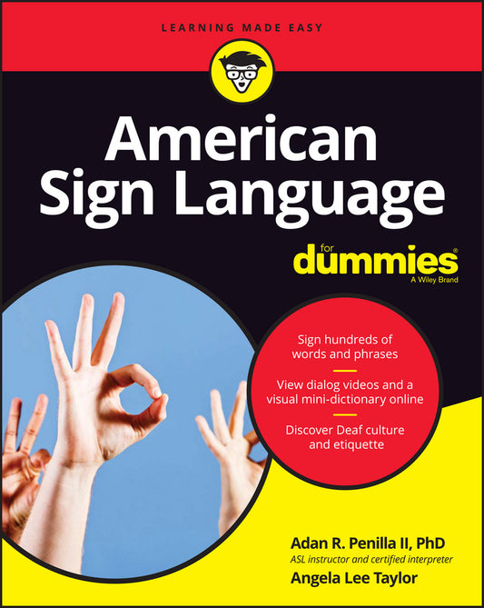 American Sign Language For Dummies with Online Videos (Paperback / softback) 9781119286073