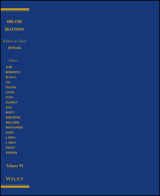 Organic Reactions, Volume 94 (Hardback) 9781119308935