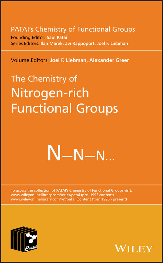 The Chemistry of Nitrogen-rich Functional Groups (Hardback) 9781119311782