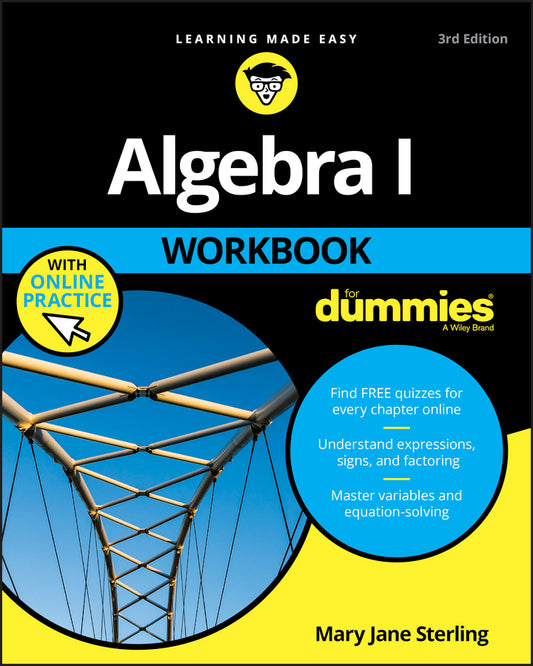 Algebra I Workbook For Dummies (Paperback / softback) 9781119348955
