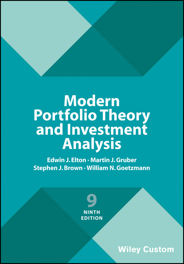 Modern Portfolio Theory and Investment Analysis (Paperback / softback) 9781119427292