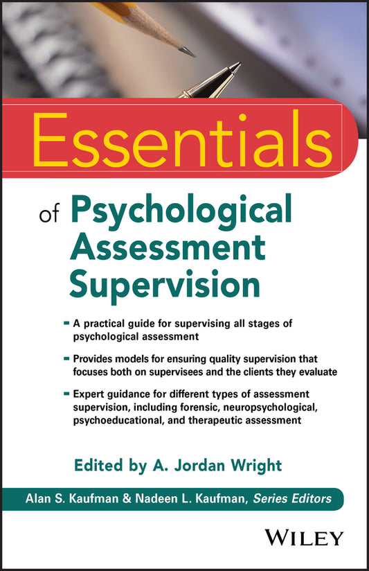 Essentials of Psychological Assessment Supervision (Paperback / softback) 9781119433040