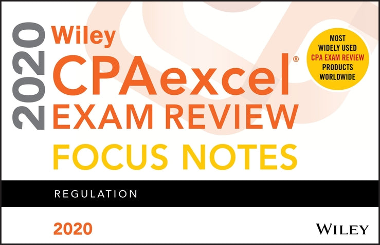 Wiley CPAexcel Exam Review 2020 Focus Notes; Regulation (Paperback / softback) 9781119632320
