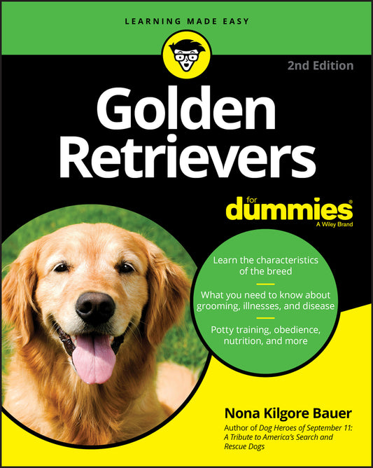 Golden Retrievers For Dummies (Paperback / softback) 9781119660514