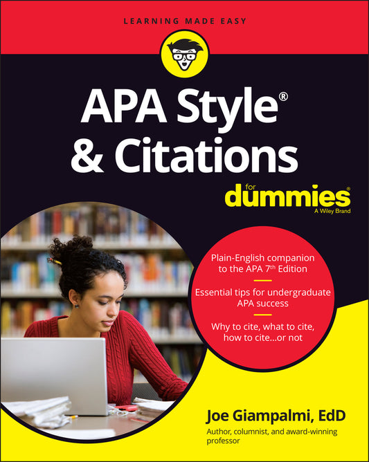 APA Style & Citations For Dummies (Paperback / softback) 9781119716440