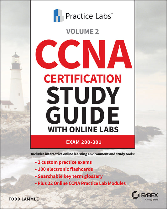 CCNA Certification Study Guide with Online Labs; Exam 200-301 (Paperback / softback) 9781119831778