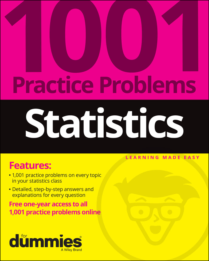 Statistics: 1001 Practice Problems For Dummies (+ Free Online Practice) (Paperback / softback) 9781119883593