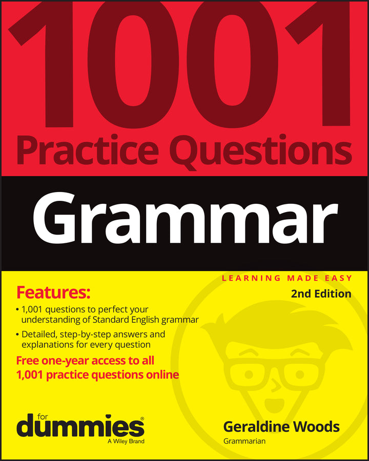Grammar: 1001 Practice Questions For Dummies (+ Free Online Practice) (Paperback / softback) 9781119883746
