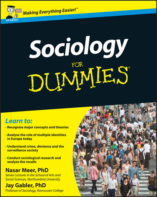 Sociology For Dummies, UK Edition (Paperback / softback) 9781119991342
