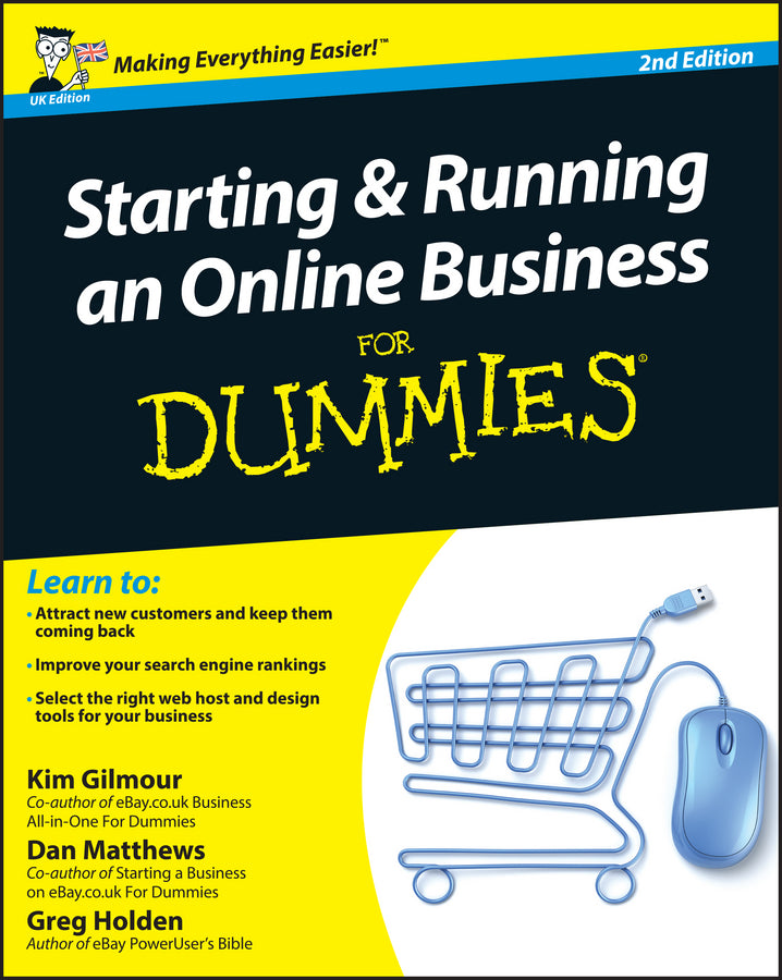 Starting and Running an Online Business For Dummies, UK Edition (Paperback / softback) 9781119991380