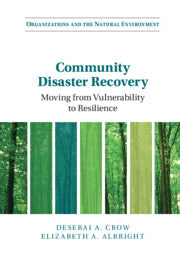 Community Disaster Recovery; Moving from Vulnerability to Resilience (Paperback / softback) 9781009054379