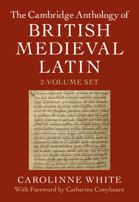 The Cambridge Anthology of British Medieval Latin 2 Volume Hardback Set (Multiple-component retail product) 9781316637319