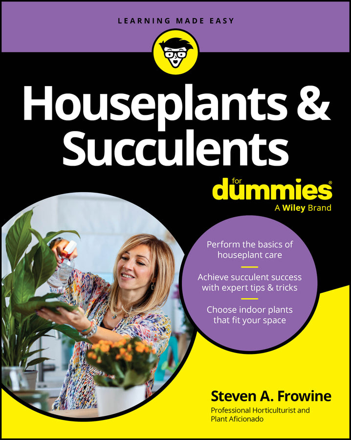 Houseplants & Succulents For Dummies (Paperback / softback) 9781394159512