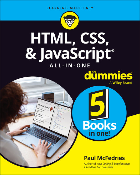 HTML, CSS, & JavaScript All-in-One For Dummies (Paperback / softback) 9781394164684