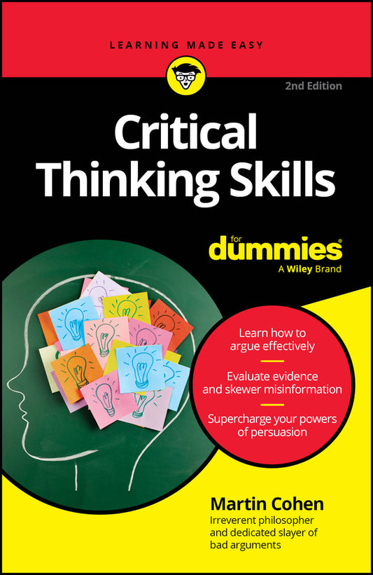 Critical Thinking Skills For Dummies (Paperback / softback) 9781394244584