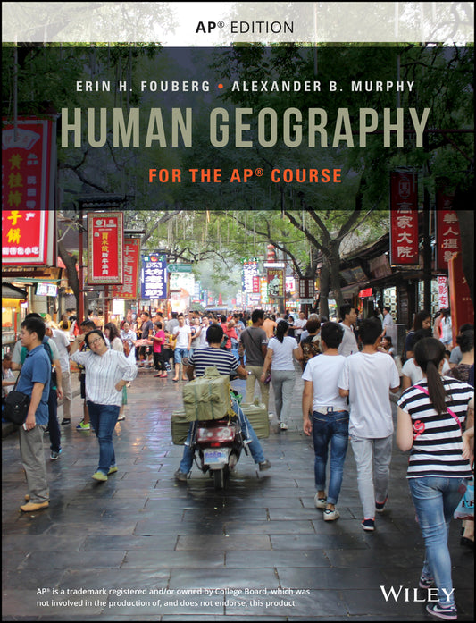 Human Geography for the AP Course, 1e Advanced Placement Binding (Hardback) 9781394268610