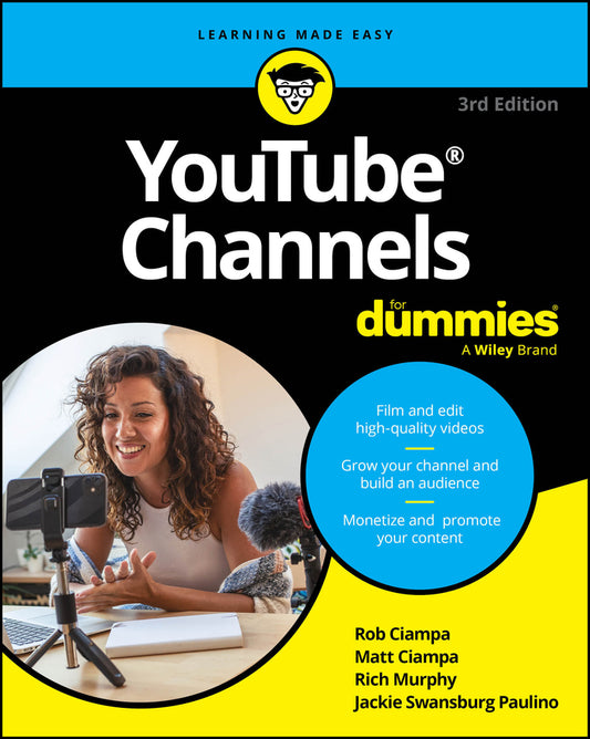 YouTube Channels For Dummies (Paperback / softback) 9781394271436