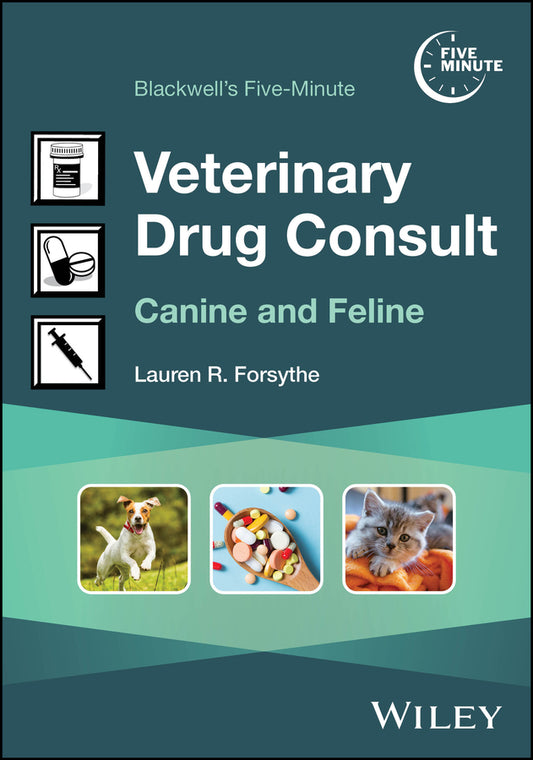 Blackwell's Five-Minute Veterinary Drug Consult; Canine and Feline (Paperback / softback) 9781394271696