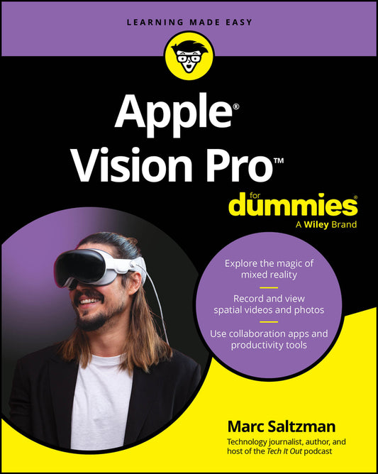 Apple Vision Pro For Dummies (Paperback / softback) 9781394279906