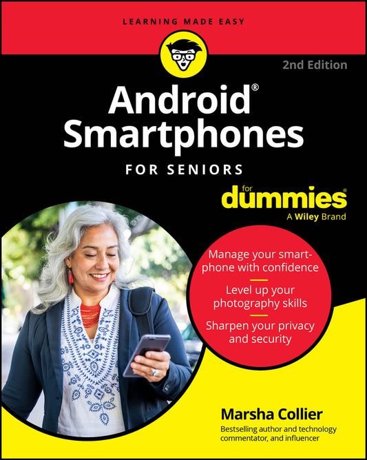 Android Smartphones For Seniors For Dummies (Paperback / softback) 9781394281572