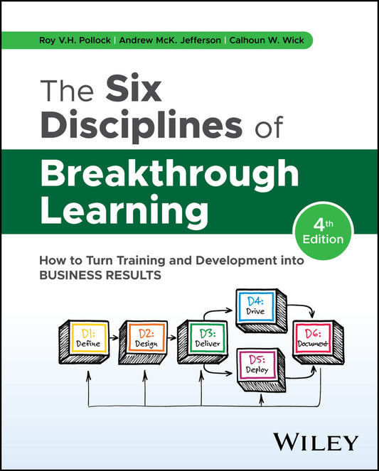 The Six Disciplines of Breakthrough Learning; How to Turn Training and Development into Business Results (Hardback) 9781394285396