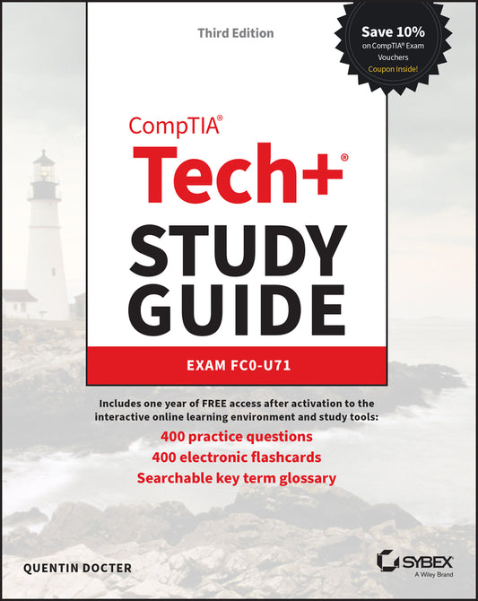 CompTIA Tech+ Study Guide; Exam FC0-U71 (Paperback / softback) 9781394288793