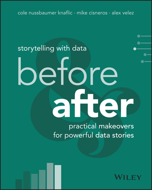 Storytelling with Data; Before and After - Practical Makeovers for Powerful Data Stories (Paperback / softback) 9781394289615