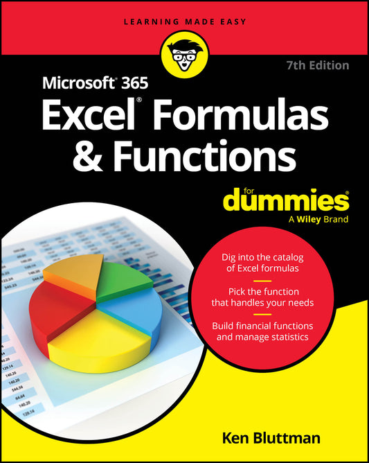 Microsoft 365 Excel Formulas & Functions For Dummies (Paperback / softback) 9781394295517