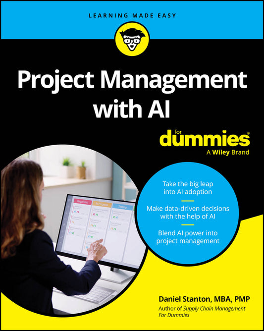 Project Management with AI For Dummies (Paperback / softback) 9781394320844