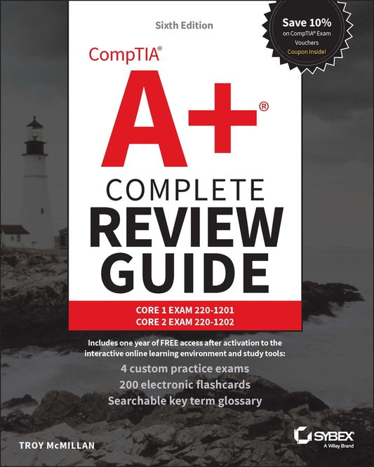 CompTIA A+ Complete Review Guide; Core 1 Exam 220-1201 and Core 2 Exam 220-1202 (Paperback / softback) 9781394330782