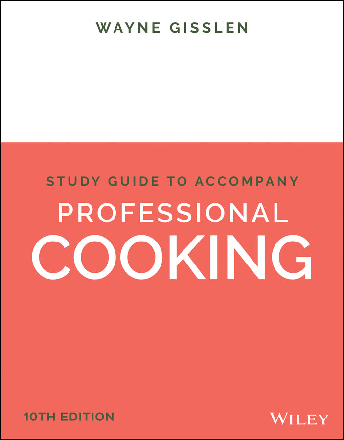 Professional Cooking, 10e Student Study Guide (Paperback / softback) 9781394332649