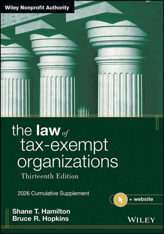 The Law of Tax-Exempt Organizations, 2026 Supplement (Paperback / softback) 9781394354337