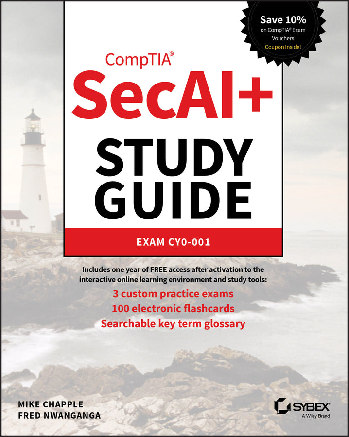 CompTIA SecAI+ Study Guide; Exam CY0-001 (Paperback / softback) 9781394368075