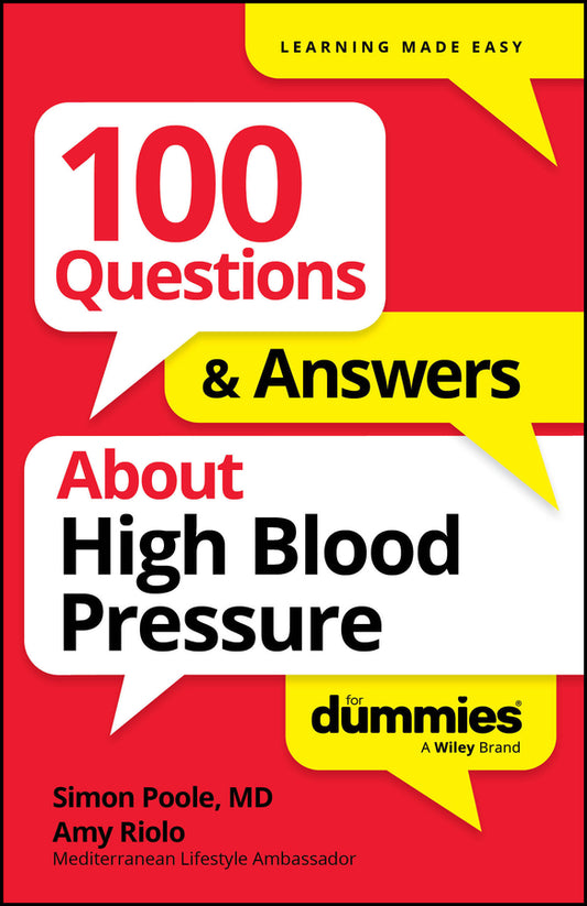 100 Questions & Answers About High Blood Pressure For Dummies (Paperback / softback) 9781394368648