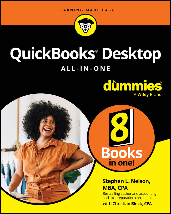 QuickBooks Desktop All-In-One For Dummies (Paperback / softback) 9781394368853