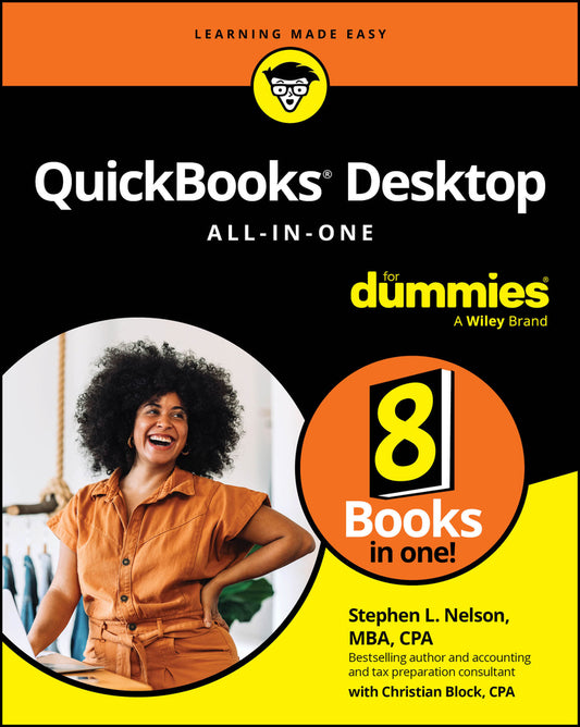 QuickBooks Desktop All-In-One For Dummies (Paperback / softback) 9781394368853