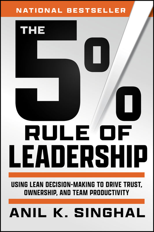 The 5% Rule of Leadership; Using Lean Decision-Making to Drive Trust, Ownership, and Team Productivity (Paperback / softback) 9781394369294