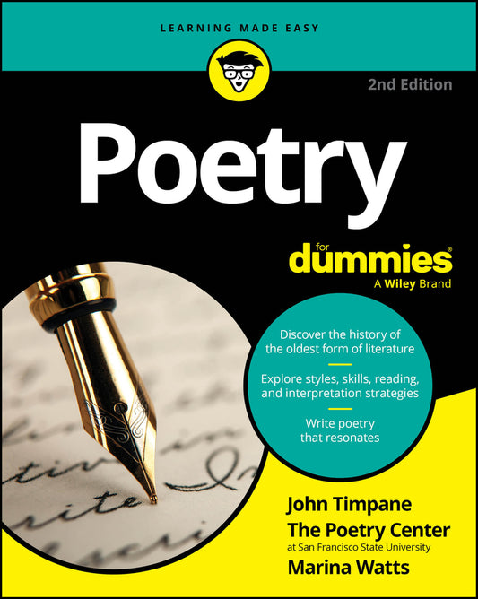 Poetry For Dummies (Paperback / softback) 9781394375554