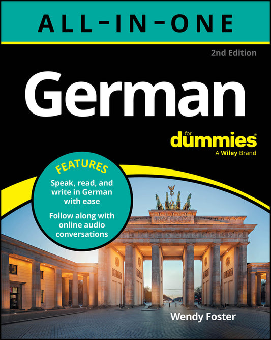 German All-In-One For Dummies; Book + Audio Online (Paperback / softback) 9781394393084
