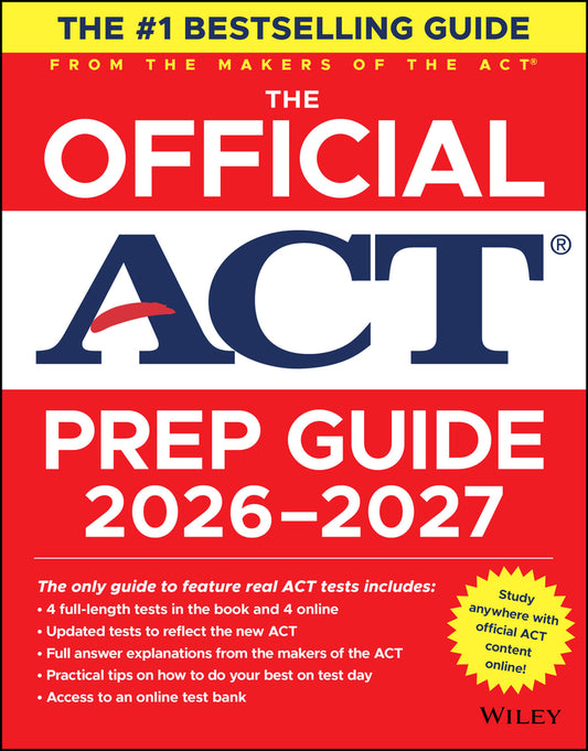 The Official ACT Prep Guide 2026-2027; Book + Online (Paperback / softback) 9781394405510