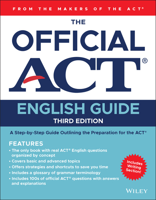 The Official ACT English Guide (Paperback / softback) 9781394407361