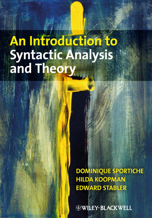 An Introduction to Syntactic Analysis and Theory (Hardback) 9781405100168