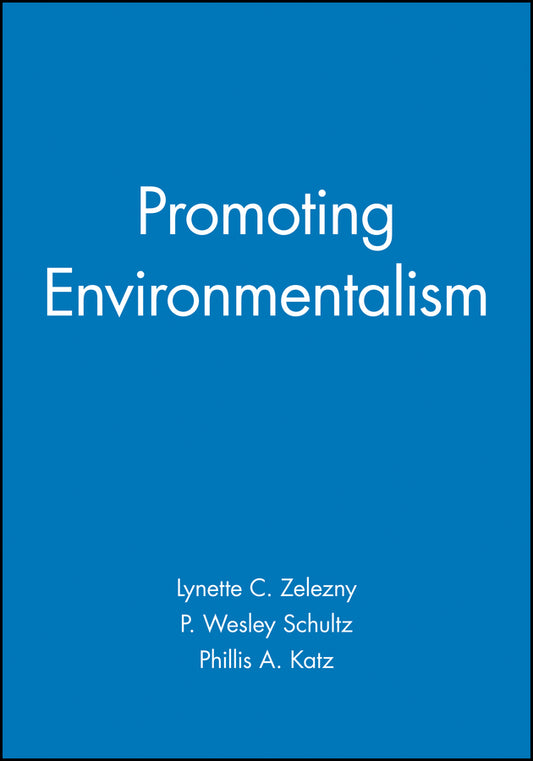 Promoting Environmentalism (Paperback / softback) 9781405100823