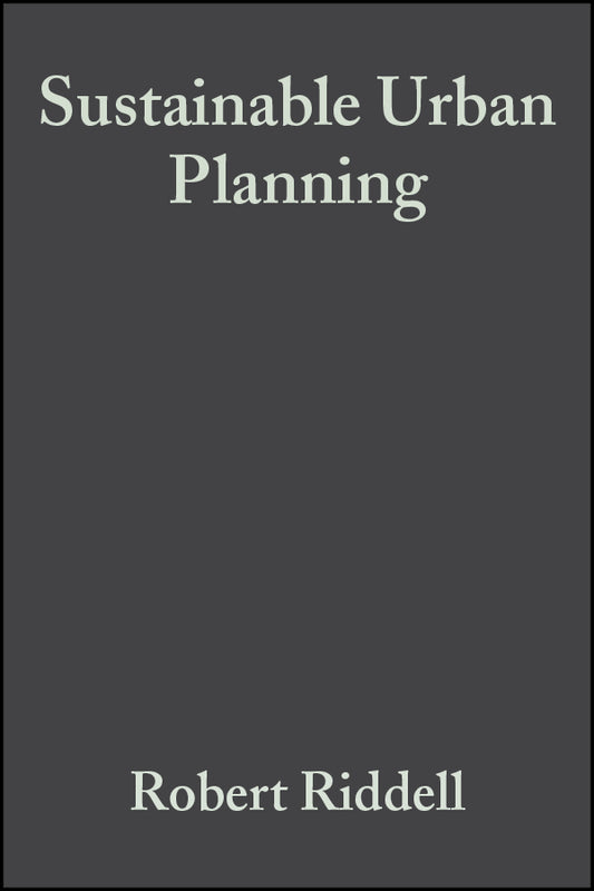 Sustainable Urban Planning; Tipping the Balance (Paperback / softback) 9781405102902