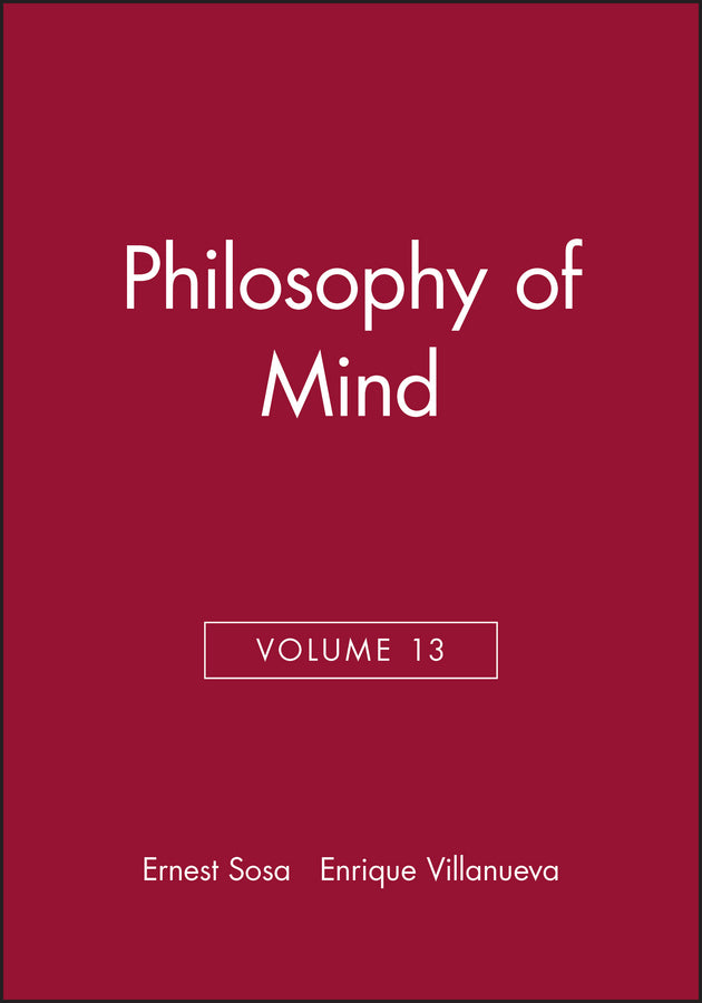 Philosophy of Mind, Volume 13 (Paperback / softback) 9781405108508